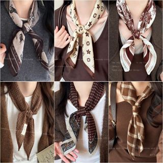 Retro Cashew ดอกไม้ผ้าพันคอผู้หญิงฤดูใบไม้ร่วงฤดูหนาว Warm ค…
