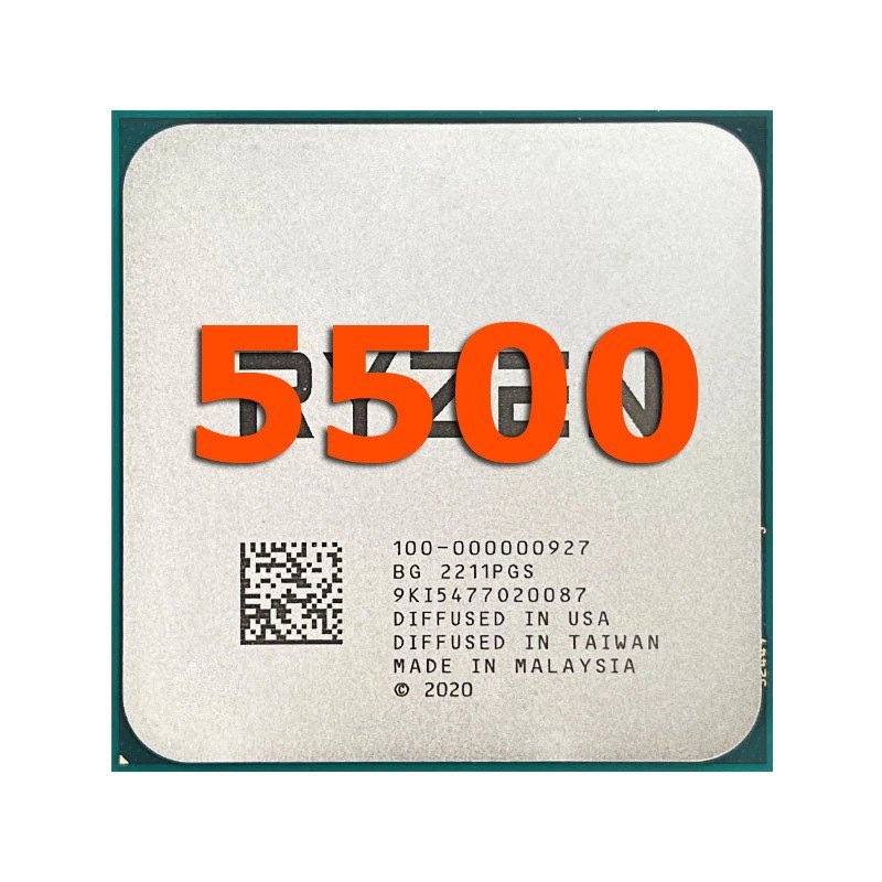 ถอดชิ้นส่วน AMD R5 5500 ช่อง CPU มือที่สอง Full, Perfect Pin