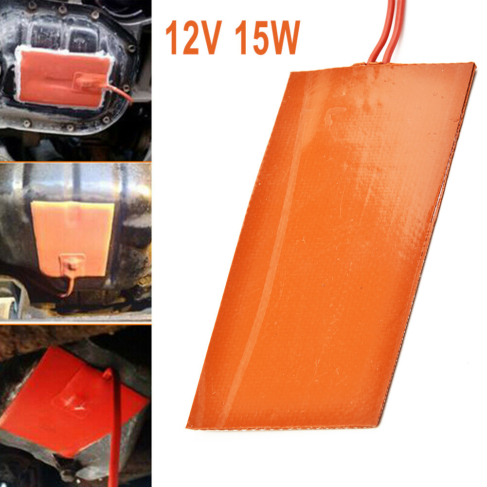 12V,15W,Silicone Heater Pad For 3D Printer Heated Car Fuel Tank Heating Mat AU