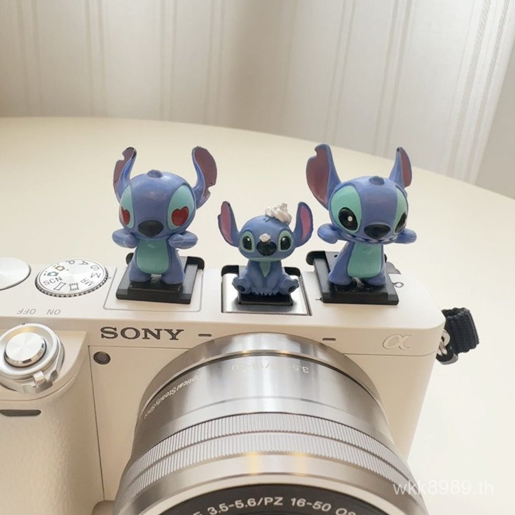 ใหม่น่ารัก Stitch Hot Shoe Cover ตกแต่ง Canon Foji Sony Olympus Nikon Hot Shoe Cover Gift Girl