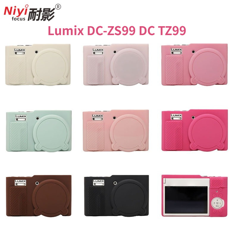 NIYI เคสซิลิโคนอ่อนนุ่ม Panasonic Lumix DC-ZS99 DC TZ99 ซิลิโคน TPU กระเป๋าป้องกันผิว Body Cover Lum