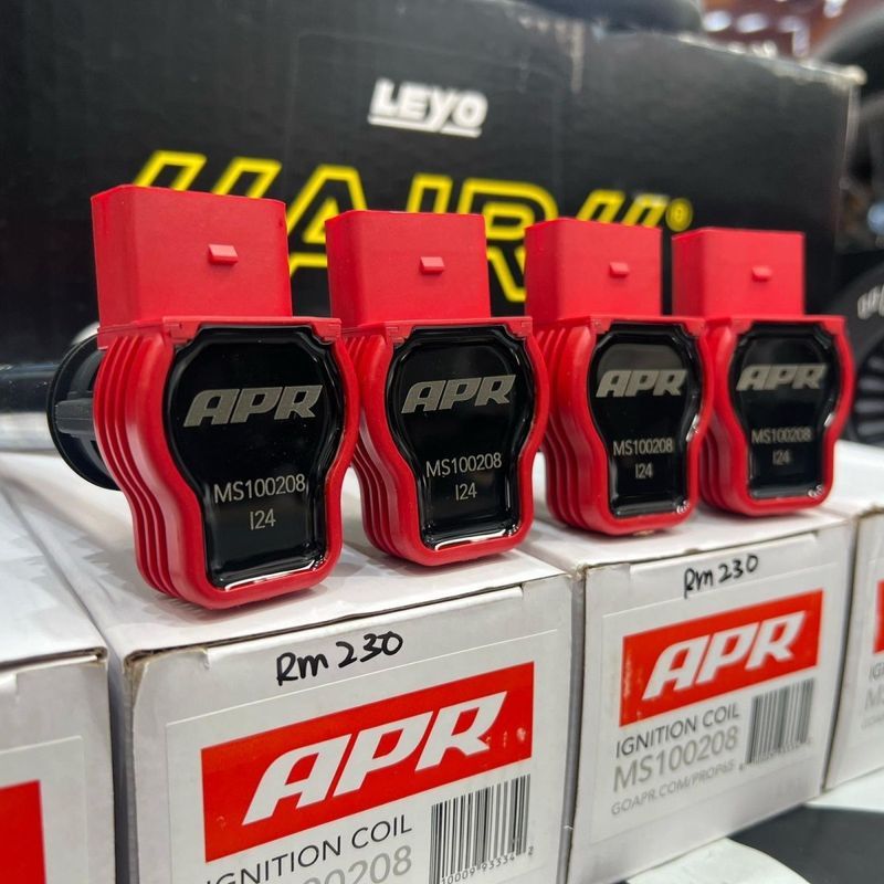 American APR คอยล์จุดระเบิดประสิทธิภาพสูงหัวสีแดงแพ็คแรงดันไฟฟ้าสูง 2nd Generation EA888 Magotan CC 