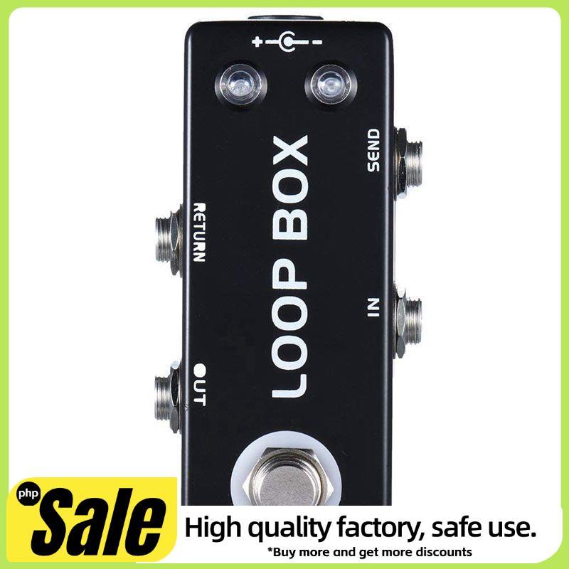 Mini Guitar Effect Pedal Loop Box Switcher Channel Selection True Bypass