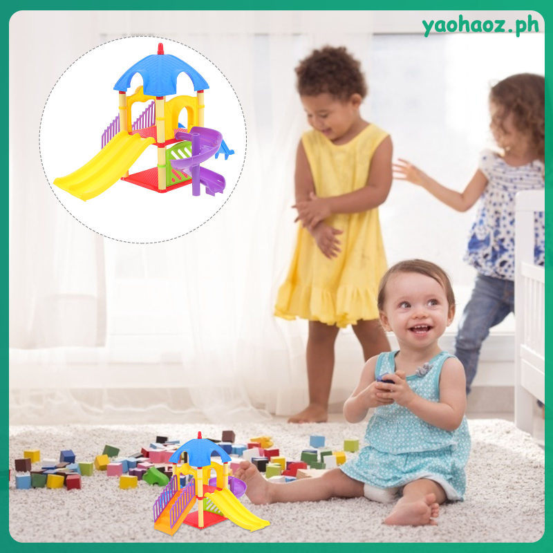 Kids Slide Playground Models Childrens Miniature Adornment yaaohaoz
