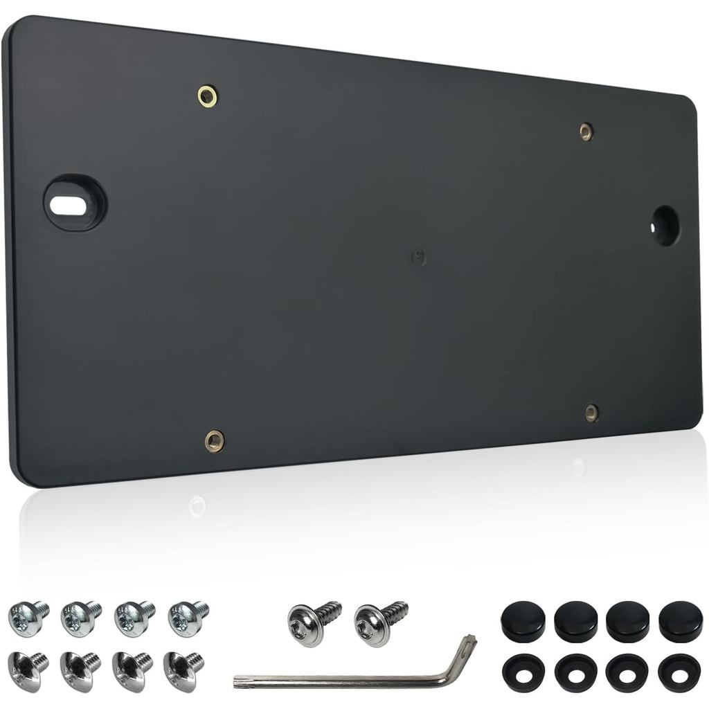 Aootf Rear License Plate Holder Bracket for Audi Q5 Q7 A3 A5 A8 Quattro, Bumper Tailgate Trunk Car T