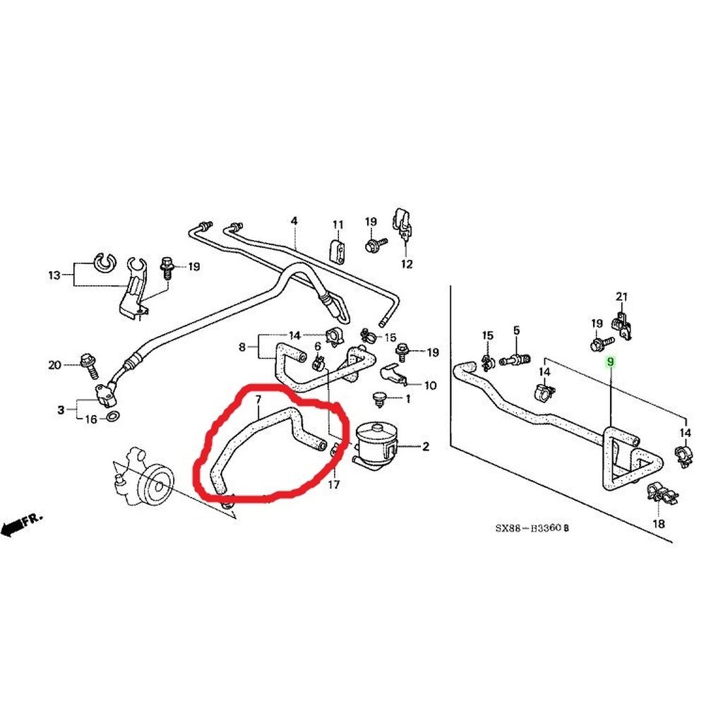 ท่อกระป๋องเพาเวอร์ HONDA CITY TYPE Z 3A3 1996-2002 D13B 1.3 D15B 1.5