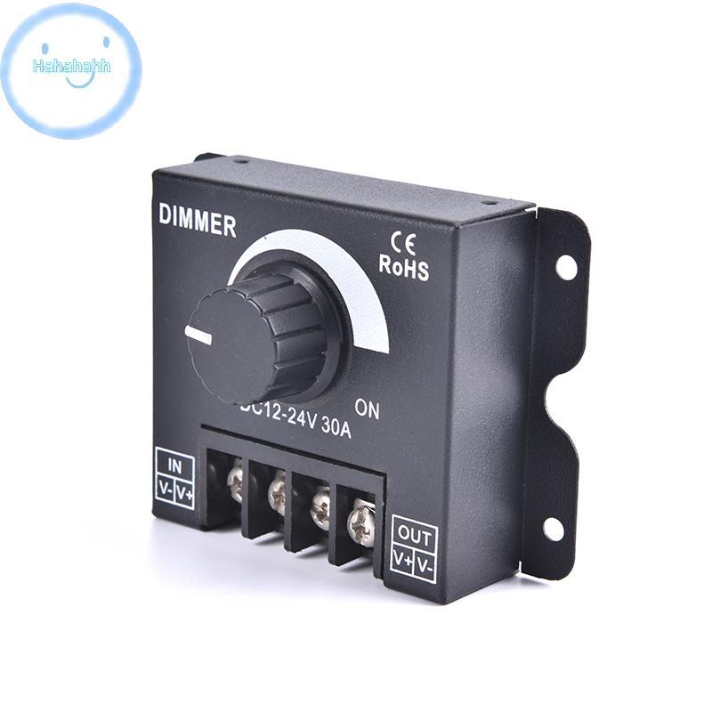 Haha 12V 24V LED Dimmer 30A 360W แรงดันไฟฟ้าตัวควบคุมปรับสําหรับ LED Strip โคมไฟ Dimmers TH