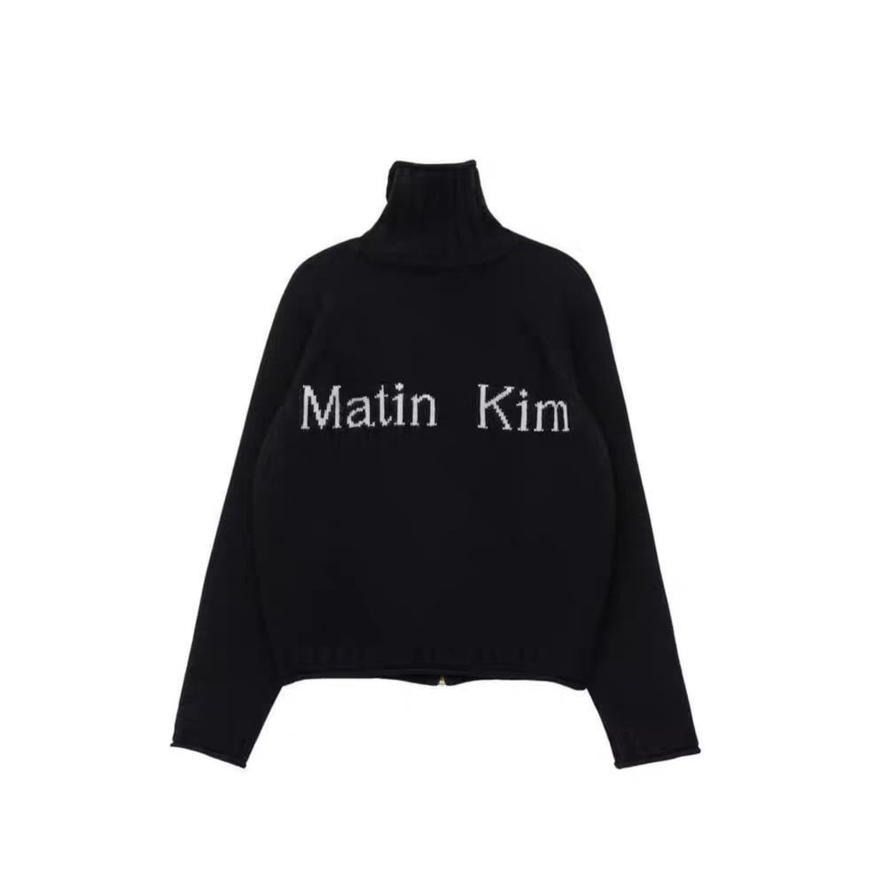 [SR-STUDIO] Matin kim เสื้อแจ็กเก็ตคาร์ดิแกน แขนยาว คอสูง สไตล์เกาหลี สําหรับผู้ชาย และผู้หญิง
