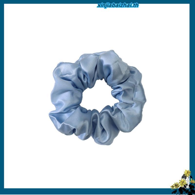 (1ชิ้น ไซส์ใหญ่ – Maxi) ยางรัดผมผ้าไหมมัลเบอร์รี่ Ella Mulberry Silk Scrunchies