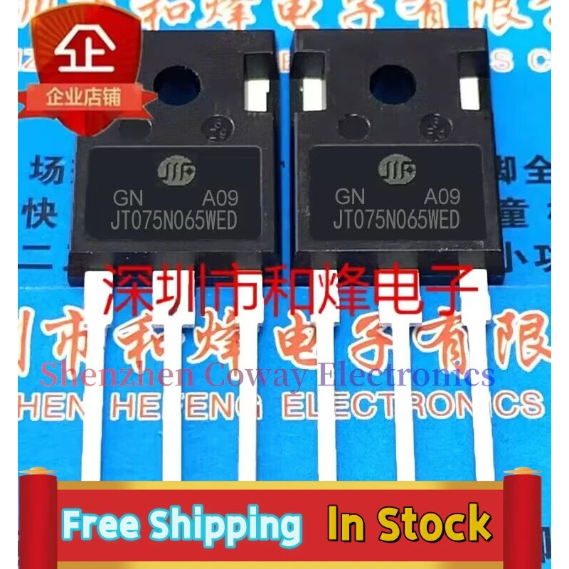 10PCS-30PCS JT075N065WED 75A650V IGBT TO-247 ในสต็อก Fast Shipping