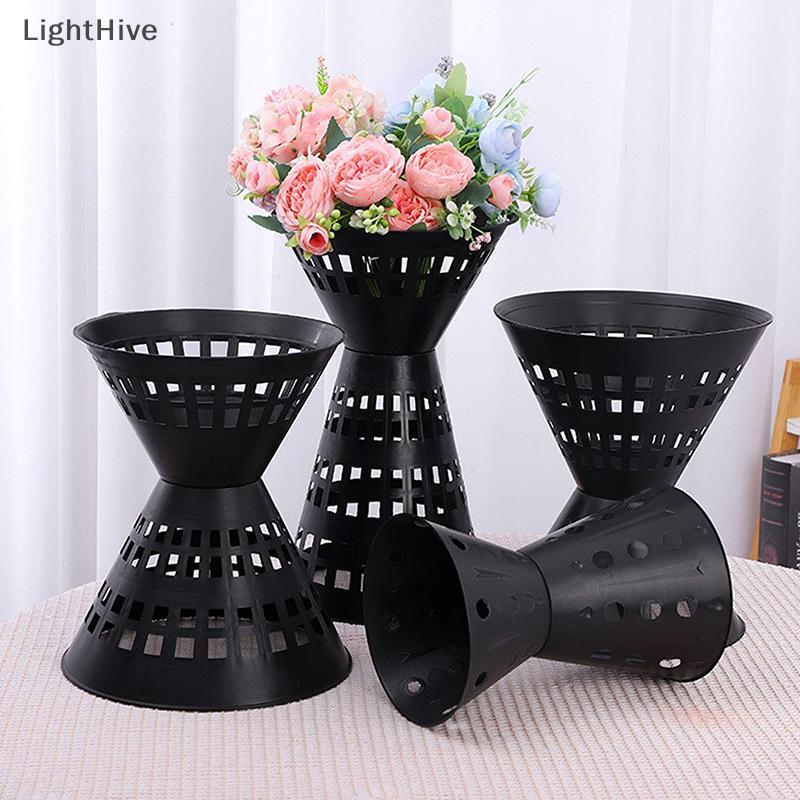[LightHive] 1 ชิ้นพลาสติกบรรจุภัณฑ์ดอกไม้ Liner Plant Stands Packing วัสดุ Fixing Bouquet การจัดฐานอุปกรณ์ดอกไม้ (TH)