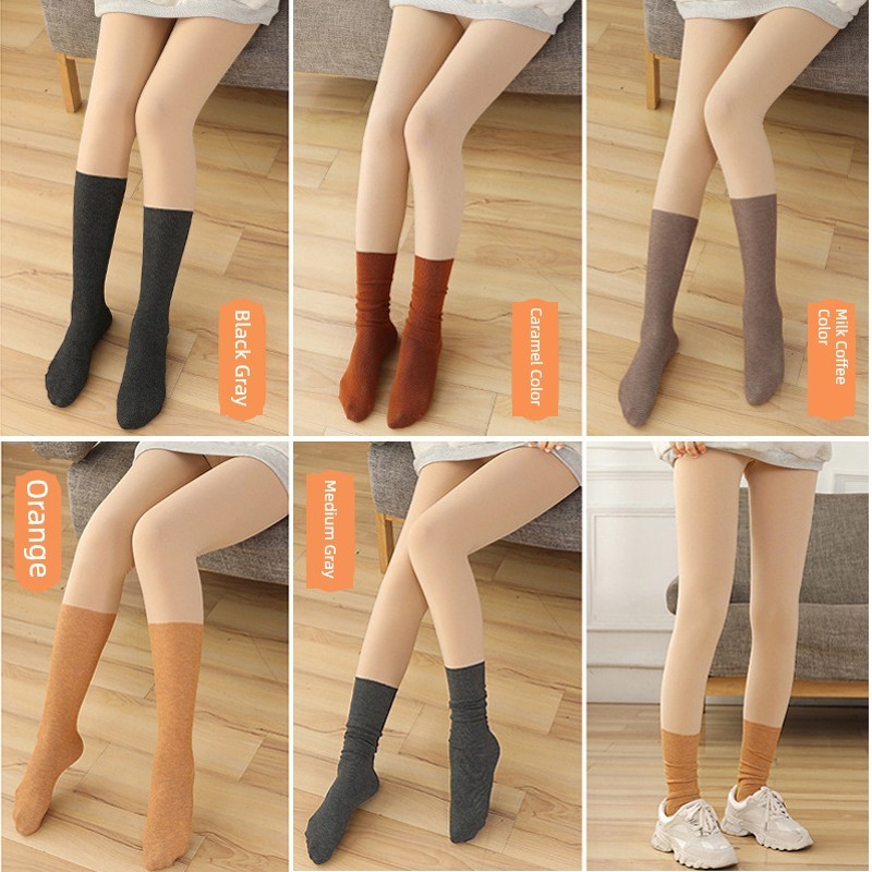 ถุงเท้า heattech heattech ผู้หญิง ถุงน่องหนาพิเศษสำหรับฤดูหนาวแบบญี่ปุ่น