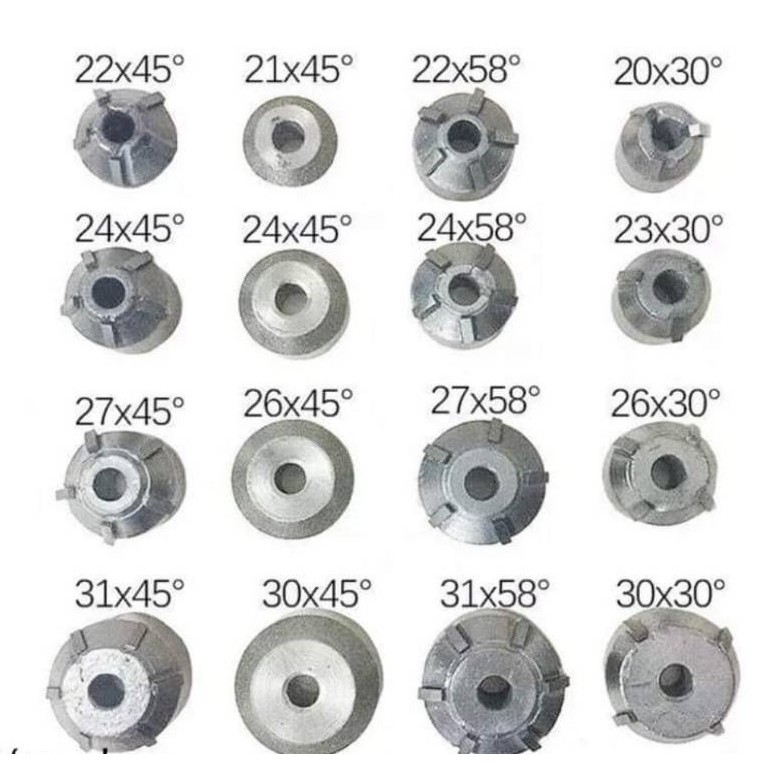 TH Tools  เครื่องมือตัดวาล์วรถจักรยานยนต์ 20 ตัวชุด ใช้กับเครื่องยนต์เล็ก ขนาด 20-31 มม. ใช้ได้กับ Honda และ Suzuki - รูปที่ 3