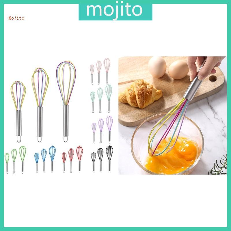 Mojito Pastry เครื่องมืออเนกประสงค์ Whisk Manual Eggs Beater Eggs Mixer อุปกรณ์เบเกอรี่