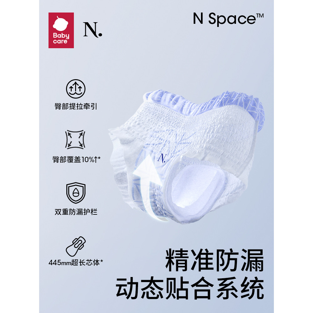 [Live Stream Exclusive] babycare Small N Safe Pants กางเกงอนามัยนอน ผ้าอนามัยป้องกันการรั่ว 1 แพ็ค