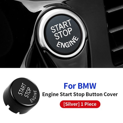 Start Stop Engine Button Switch Cover For BMW 5 6 7 F01 F02 F10 F11 F12 Black