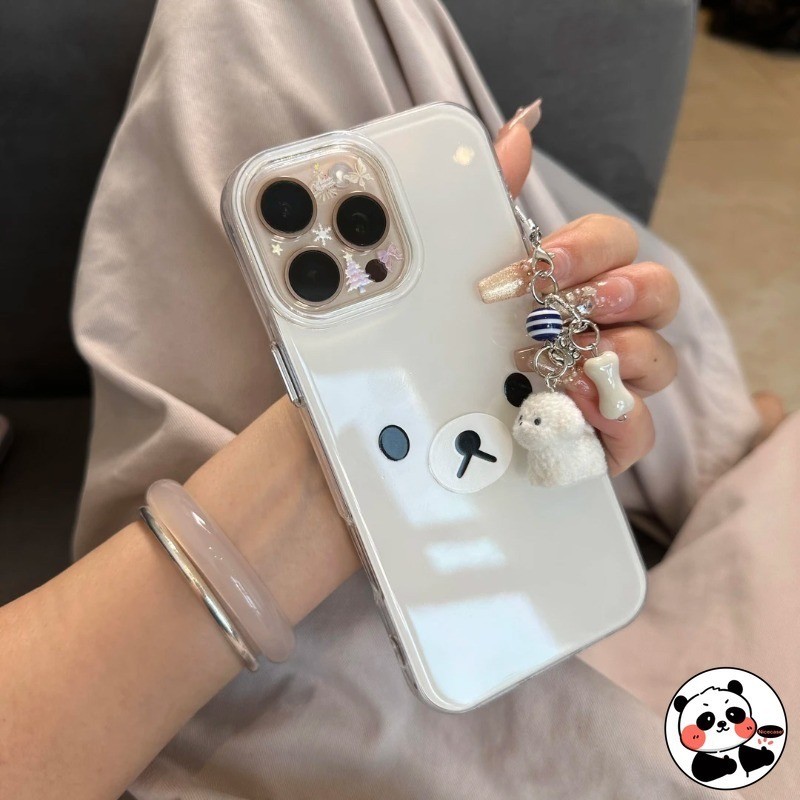 น่ารัก Rilakkuma เคสโทรศัพท์สุนัขจี้สําหรับ OPPO A6 A5 2025 A3 energy A2 A1 Pro GT A6i A5x A5i A3x A