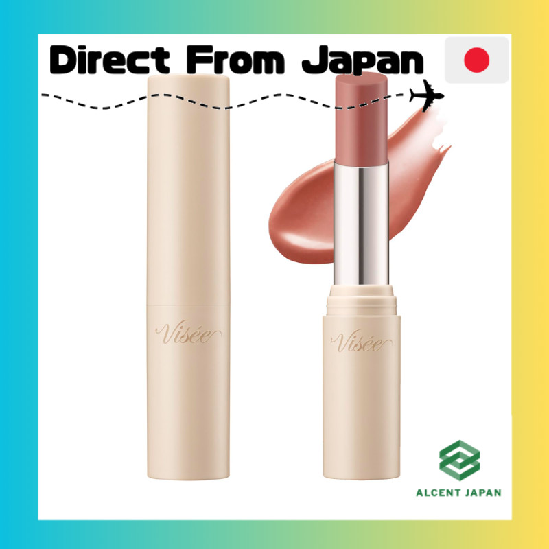 Visee Essence Plump Balm BE380 Oolong Beige 3.3g Shine Moisturizing Volume Serum Lip Plumper Lip Bal