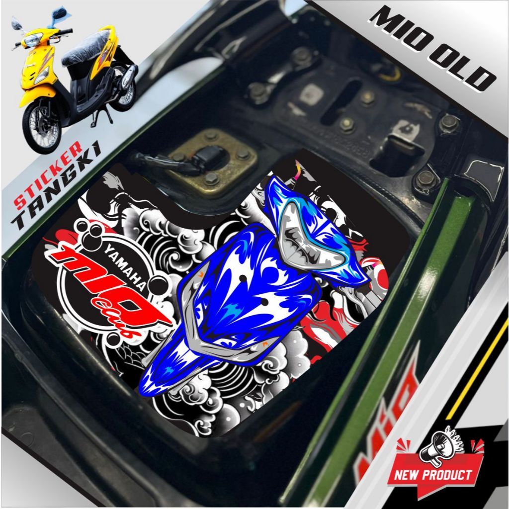 MIO SPORTY/SMILE MOTORCYCLE TANK VARIATION STICKER MS003 /