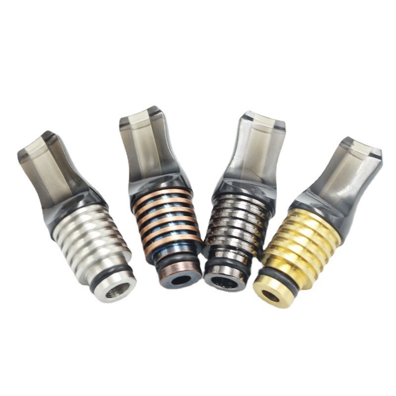 510 Drip TIP Metal Stainless Steel+Flat Plastic drip TIP bxg-0525.12.1