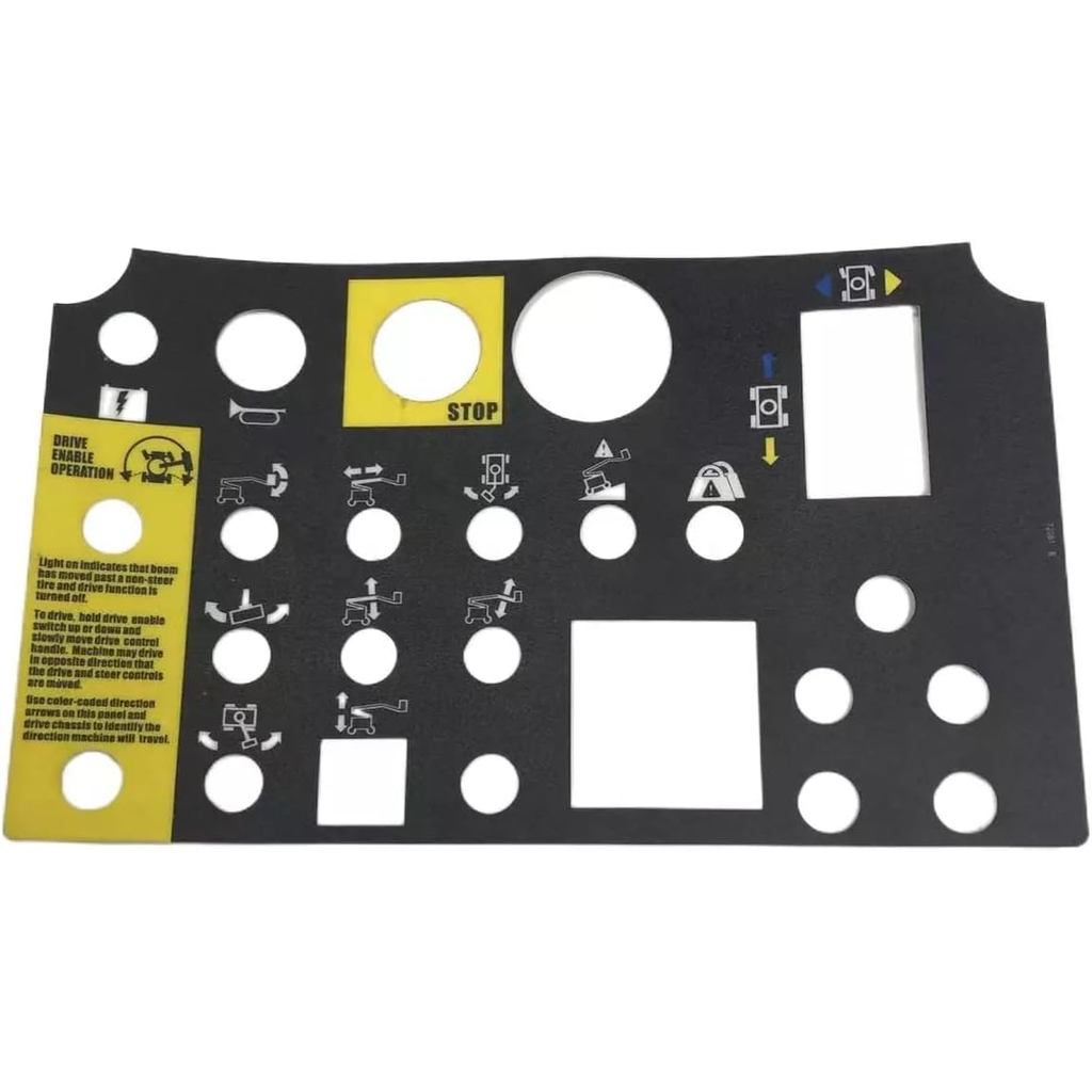 แพลตฟอร์มแผงควบคุมรูปลอก,7861GT 72081 Genie Decal ใช้สําหรับ Genie Boom Lift Z-34/22N Z-34/22 DC Z-3