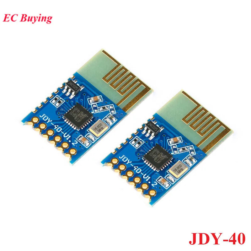 4pcs JDY-40 2.4G Wireless Transceiver Serial Port โมดูลเกียร์โปร่งใส URAT IO TTL รีโมทคอนโทรลสวิทช์ 