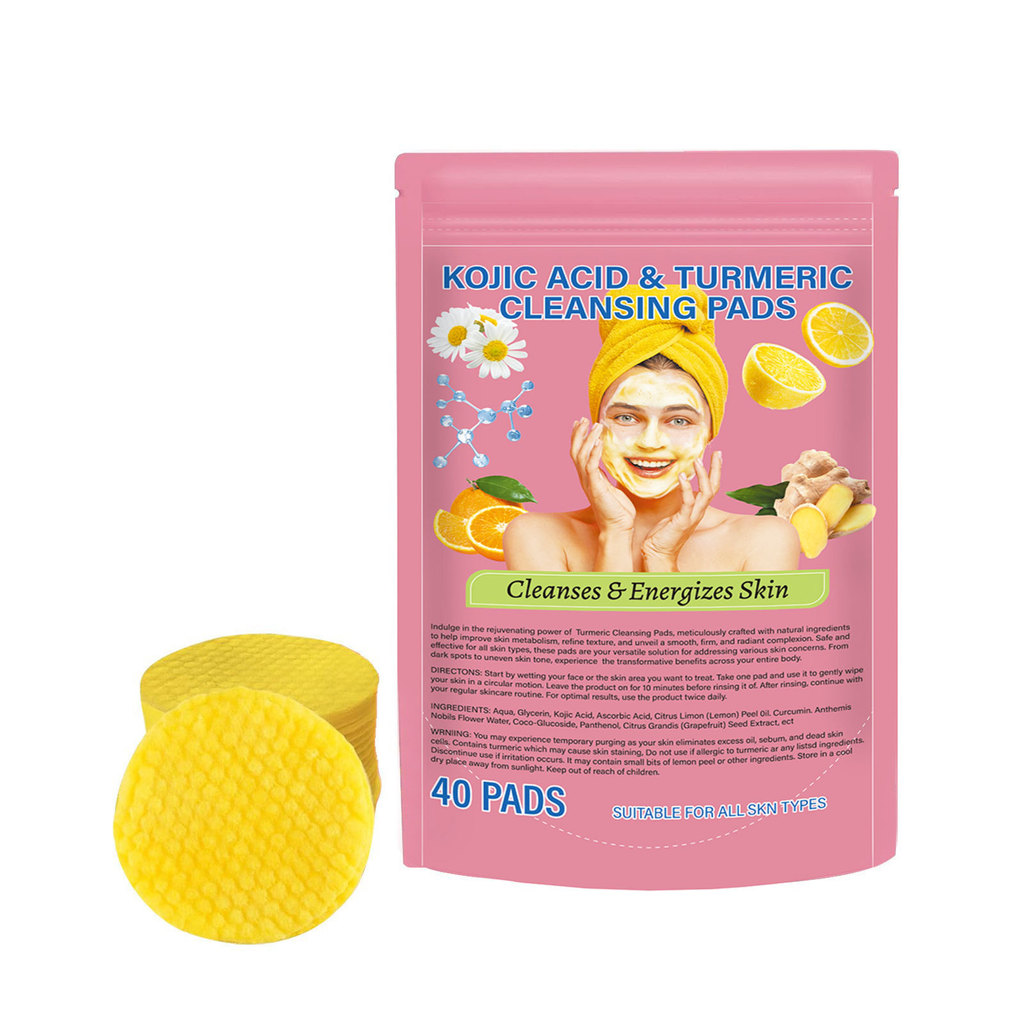 [คลังสินค้าพร้อม] YOOJ Deep Cleansing Turmeric Koji Acid Cleansing Cotton Pad Moisturizing Moisturiz