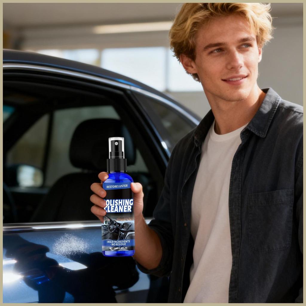 Dashboard Cleaner 100ml Quick All Purpose Liquid Car Detailing Spray for Maintenance Care Polishing 
