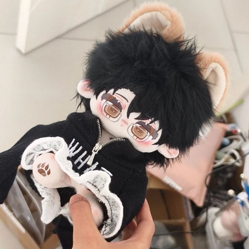 Lord of the Mysteries/Klein Moretti/Klein Moretti 20 ซม.ตุ๊กตาผ้าฝ้ายพัดลมอุปกรณ์ต่อพ่วงตุ๊กตาตุ๊กตา