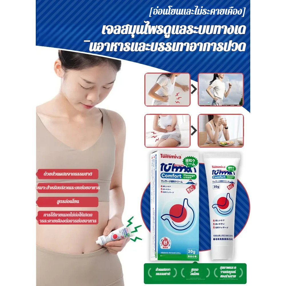 Tummiva×Kreain Nature เจลดูแลกระเพาะและลำไส้ บรรเทาอาการกรดไหลย้อนและความไม่สบายท้อง