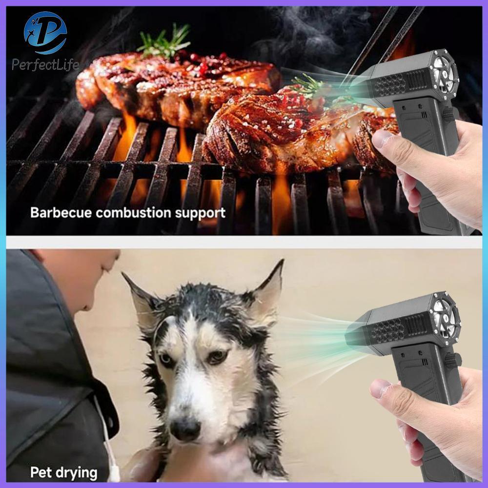 140000RPM เครื่องเป่าความรุนแรง 52m / s พัดลมมอเตอร์ไร้แปรงมินิพร้อมจอแสดงไฟพัดลมท่อแบบมือถือสำหรับคีย์บอร์ดคอมพิวเตอร์กลางแจ้งรถบ้าน - รูปที่ 3