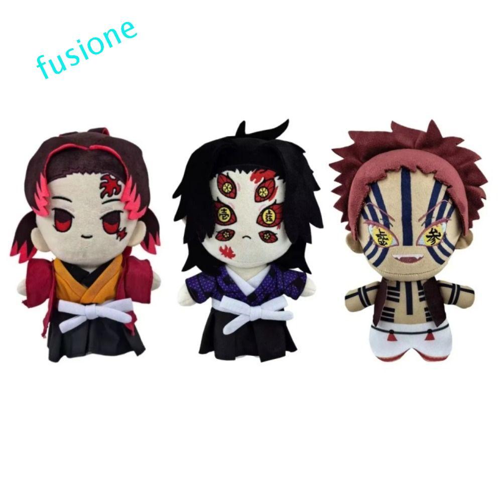 FUSIONEDGE Demon Slayer Plush, ตุ๊กตาการ์ตูนตกแต่งบ้านตุ๊กตา Tsugikuni Yoriichi, สําหรับแฟนอะนิเมะอุ