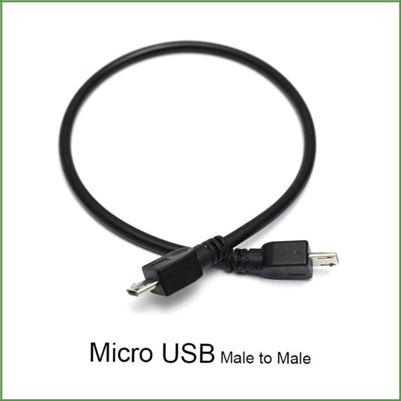 BON Micro USB Male To Micro USB Male Data Extension Cable สําหรับคีย์บอร์ด HDD Phone