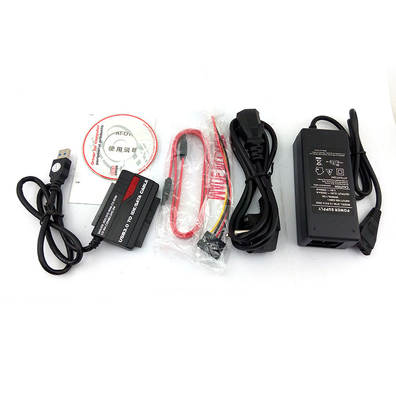 Ezhou USB3.0 ถึง IDE/SATA Easy Drive Cable สายอเนกประสงค์ USB to IDE Adapter Cable USB to SATA Conve