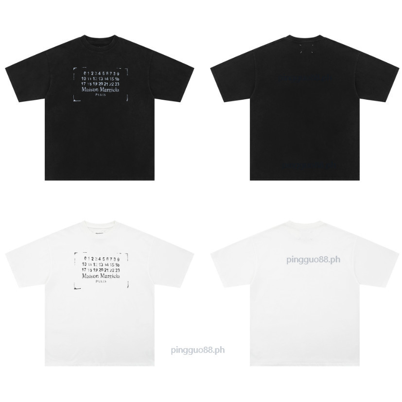 เสื้อยืดแขนสั้นสำหรับผู้ชายและผู้หญิง ดีไซน์ลายพิมพ์ดิจิตอลใหม่ สไตล์แฟชั่นฤดูร้อน