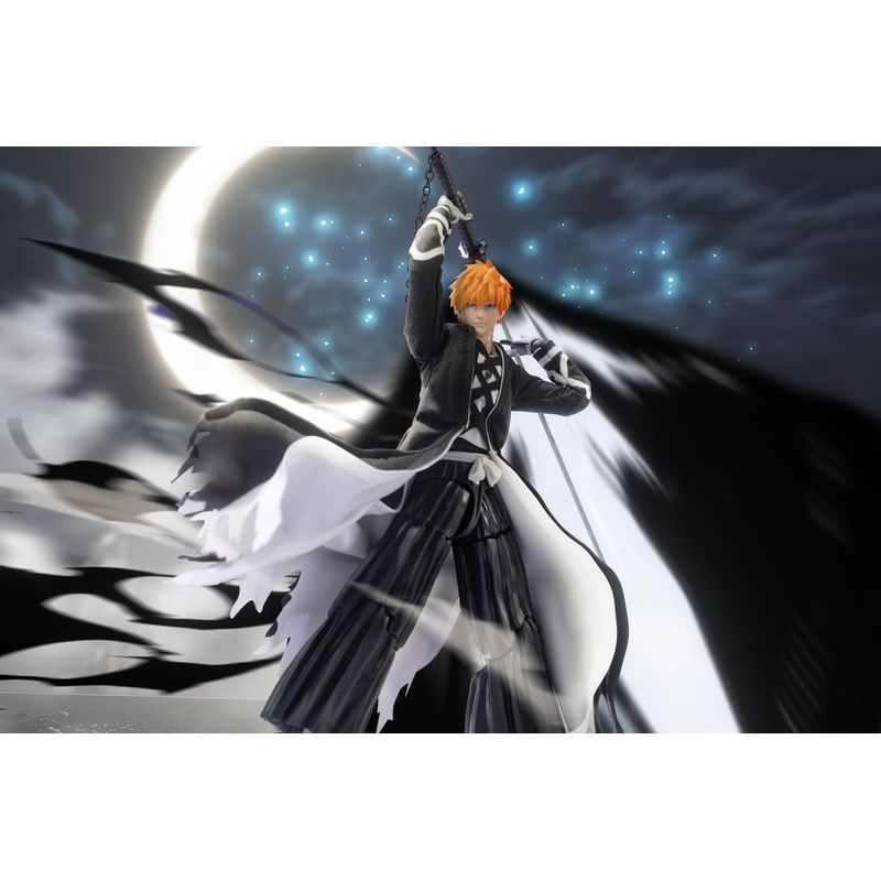 Shf Death God Kurosaki Ichigo Ichigo Ichigo ผ้าเสื้อผ้าเสื้อคลุมกระโปรง Hem