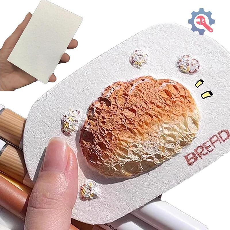 [GEX] Magic Puffy Paint, 3D Drawing Magic Canvas Sponge, Puffy Popcorn Drawing Texture Painting Kit 