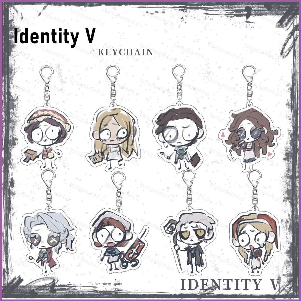 Identity V Emma Woods Emily Dyer Margaretha Zelle อะนิเมะอุปกรณ์ต่อพ่วงพวงกุญแจจี้นักเรียนกระเป๋าเป้