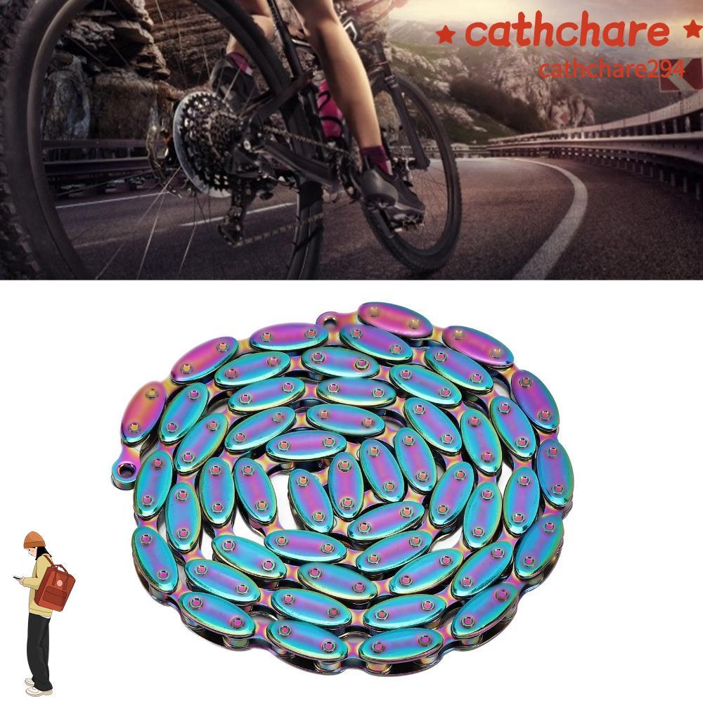 โซ่จักรยานความเร็วเดี่ยว รุ่น CATCHARE294 ทำจากเหล็กแมงกานีสทนทาน สําหรับจักรยานBMXและFixed Gear