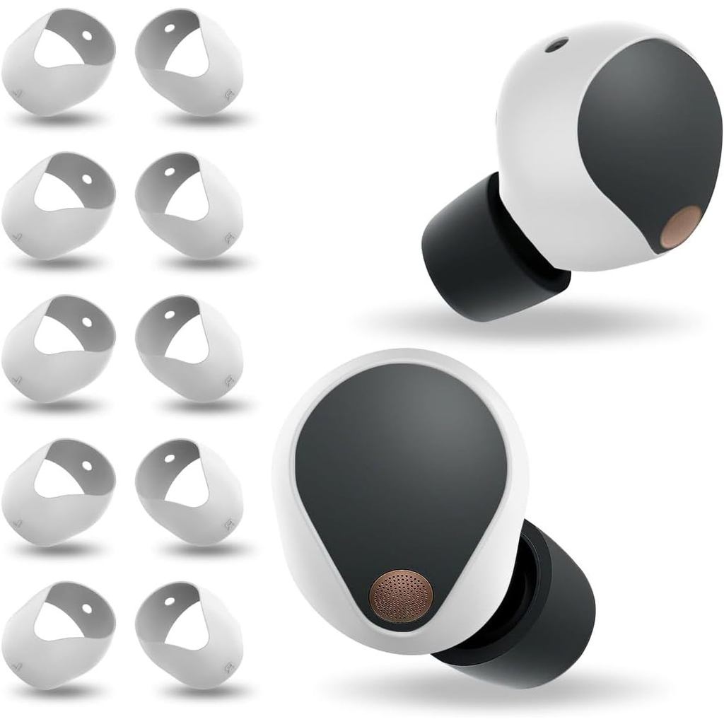 5 คู่ CONTEME Sony WF-1000XM5 ที่เกี่ยวหูฟัง ซิลิโคนอ่อนนุ่มกันลื่น Sony 1000XM5 อุปกรณ์เสริมที่ครอบ