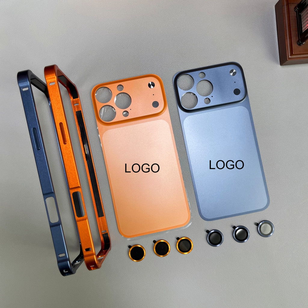 หรูหราใหม่ Xinkai เปลี่ยนเคสโทรศัพท์พร้อมเลนส์ฟิล์มแบบถอดเปลี่ยนได้สําหรับ iPhone 13/14/15/16 Pro/Pro Max | สุดยอดการปรับแต่งและโลโก้ Accent