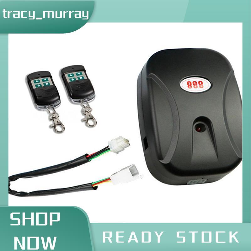 tracy_murray Universal โรงรถประตูรีโมทคอนโทรลไร้สายประเภทโซ่ภายนอกไฟฟ้า Roller Shutter ประตู Controller 433Mhz