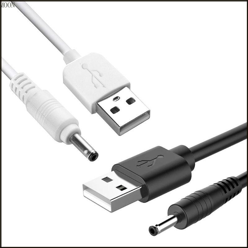 MOON USB to DC 3 5mm สายชาร์จ USB A Male to 3 5 Jack Connector อะแดปเตอร์ชาร์จ