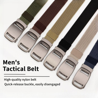 Tactical Belt Men Outdoor Hunting Multi Function Alloy Automatic High Quality Marine Soft Real