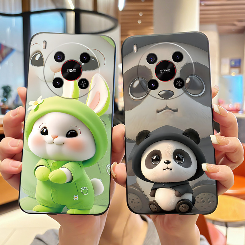 เคสโทรศัพท์สําหรับ ZTE Blade V70 MAX/Nubia V70 Max ซิลิโคนอ่อนนุ่มสีดํากรณีรูปแบบสดใสสีชมพูหาดทราย,สวนกันกระแทก Shell