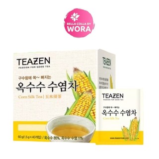 [ฉลากไทย] Teazen Corn Silk Tea ทีเซน ชาไหมข้าวโพด ชาลดบวม ลดโซเดียม ไม่มีคาเฟอีน ไม่มีน้ำตาล