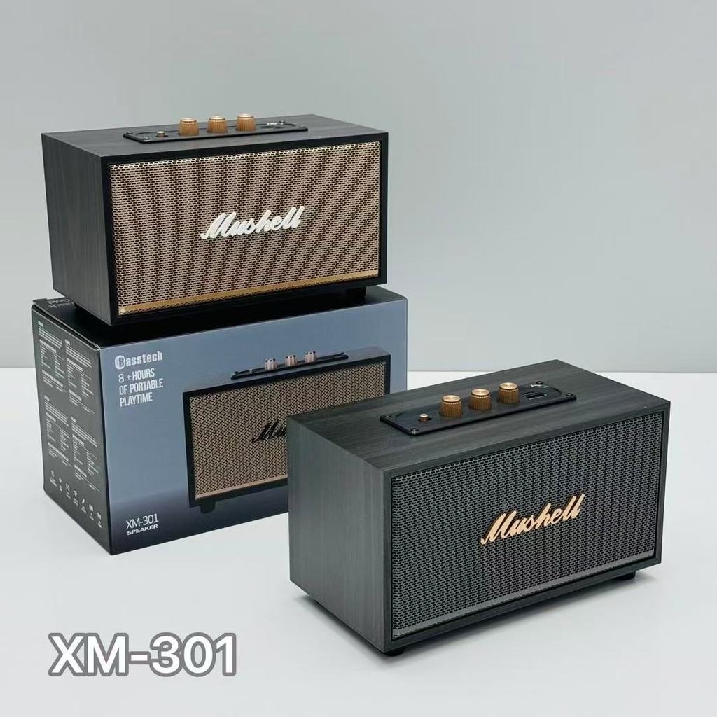 X XM301 Retro Audio ไม้หนังกลางแจ้งแบบพกพาซับวูฟเฟอร์แบบพกพา 10W11.25 YX