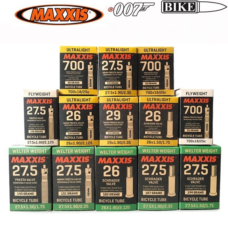 ยางในจักรยานเสือภูเขา MAXXIS Ultra Light ขนาด 700x23C ความกว้าง 87-97 มิลลิเมตร