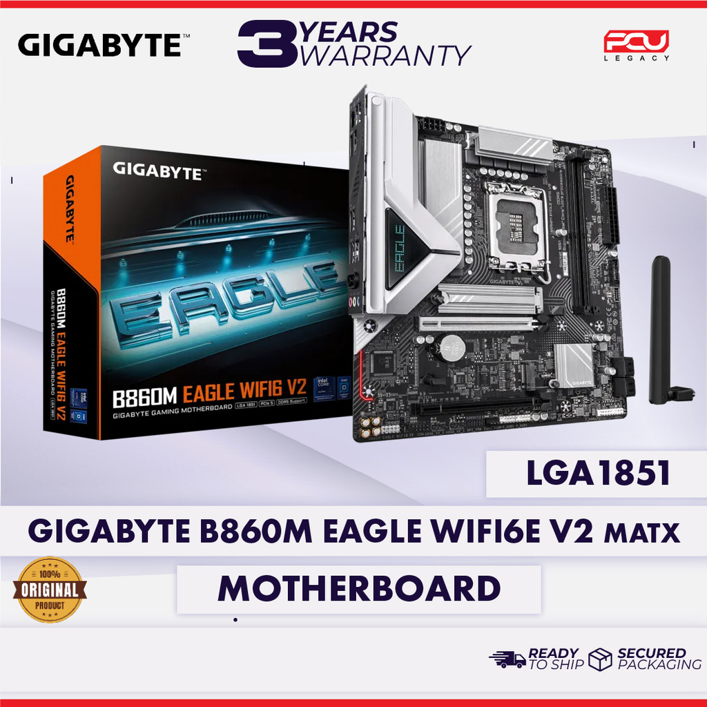 GIGABYTE B860M EAGLE WIFI6 V2 LGA1851 MATX