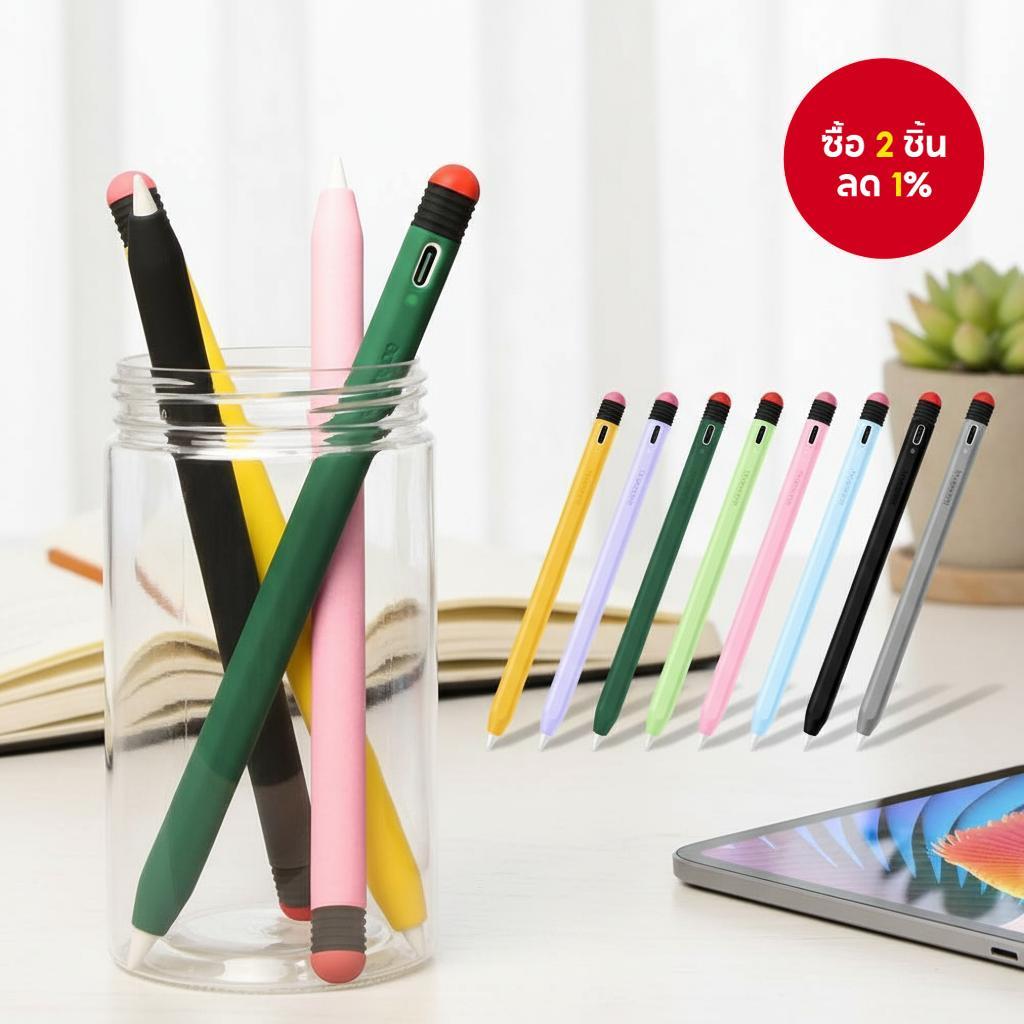 เคสฝาครอบปากกา GOOJODOQ สําหรับ iPad Touch Stylus รองรับ Apple Pencil 2 9th-13th Gen